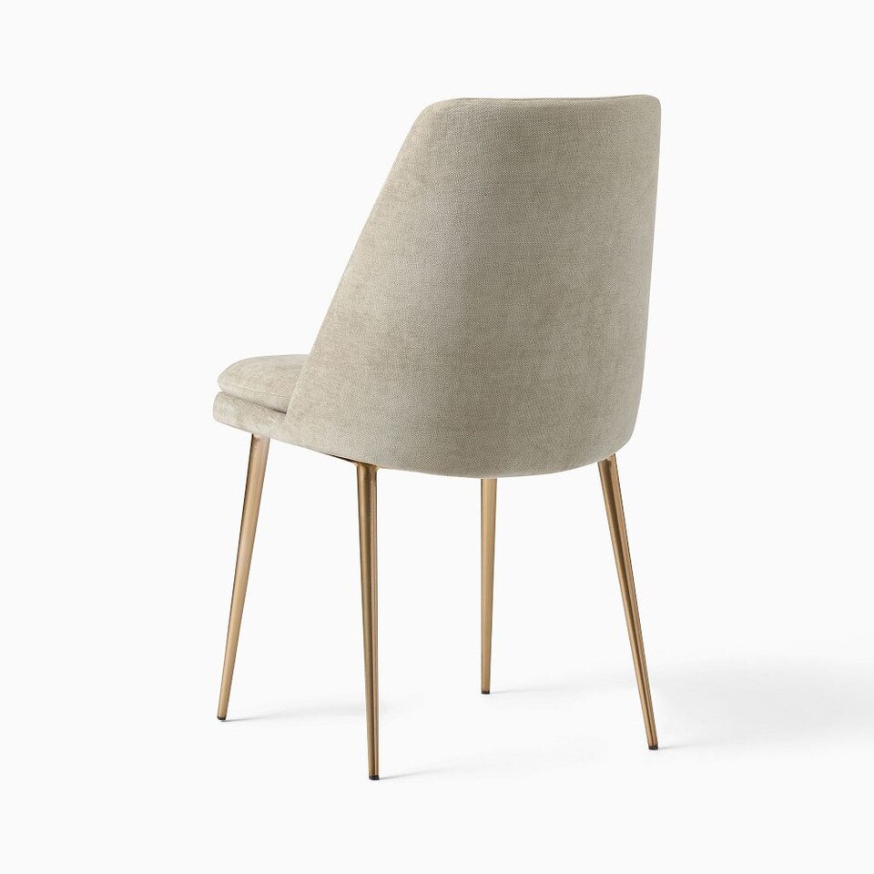 Finley LowBack Upholstered Dining Chair West Elm UK